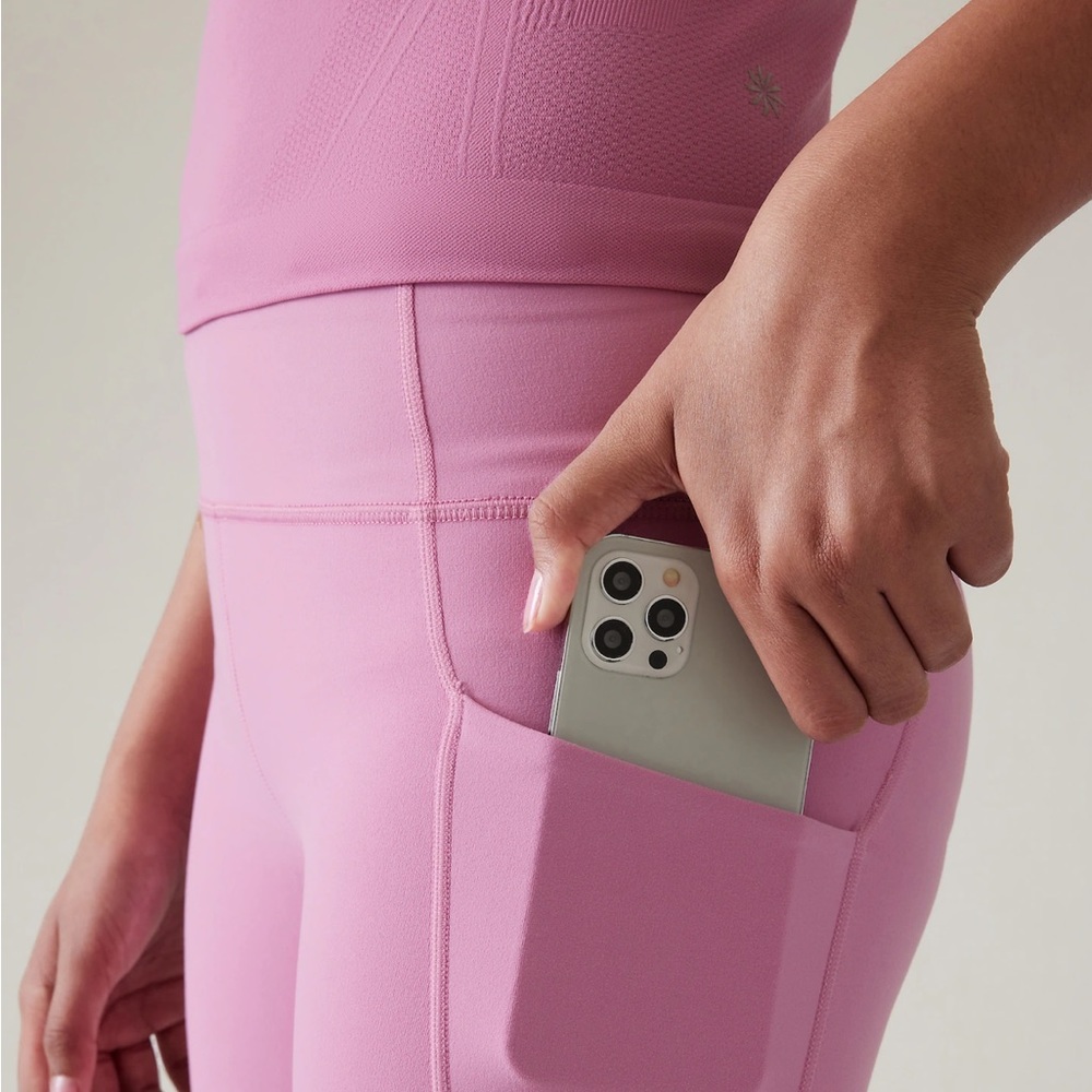 EUC Athleta girls blue leggings